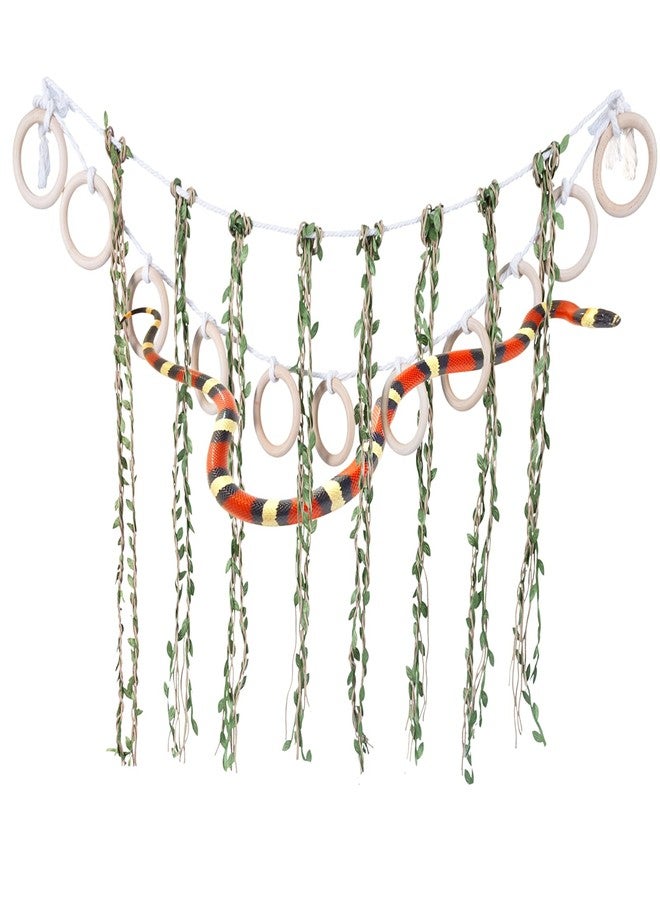 Delllala Climbing Vines for Reptiles, Handcrafted Jungle Vines, Suitable for Snakes, Ball Pythons, Chameleons, Playground Climbing Toys, Corn Snake Enrichment Toys - Image 1
